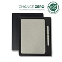 [GSSN 9540] CHANGE ZERO Sustainable Gift Set with Refillable Notebook & Pen - Grey