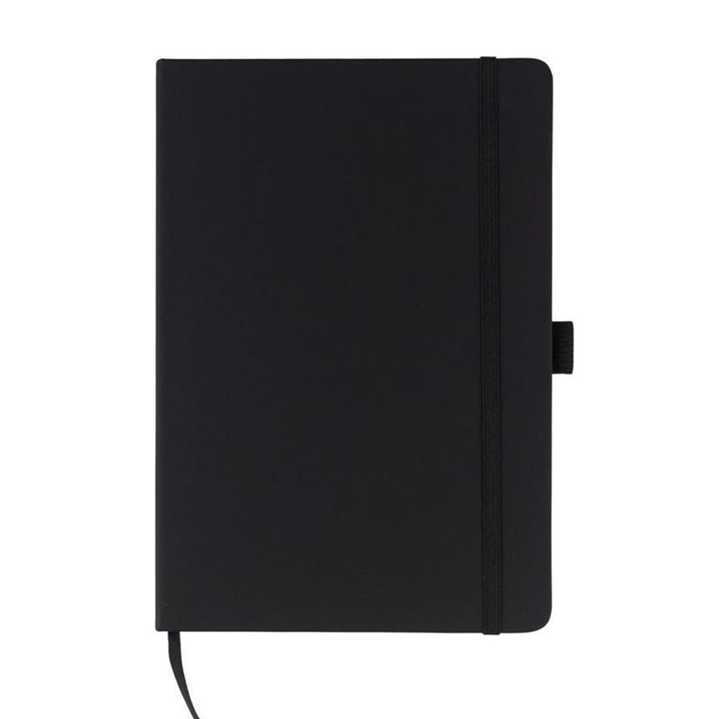 JURSI – Giftology A5 PU Notebook with Pen Loop – Black