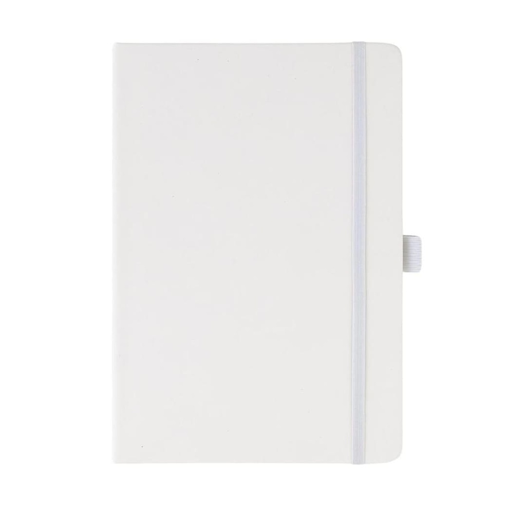 JURSI – Giftology A5 PU Notebook with Pen Loop – White