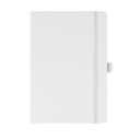 [NBGL 5237] JURSI - Giftology A5 PU Notebook with Pen Loop - White