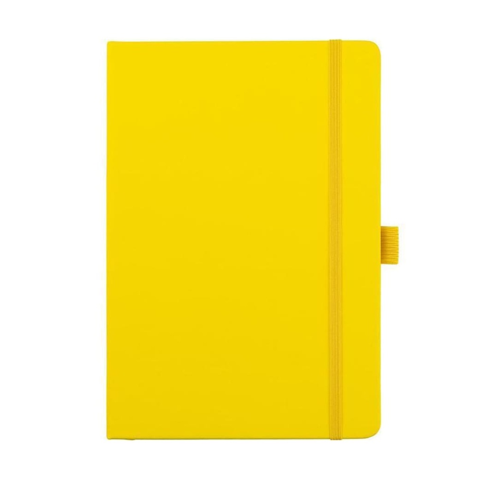 JURSI – Giftology A5 PU Notebook with Pen Loop – Yellow