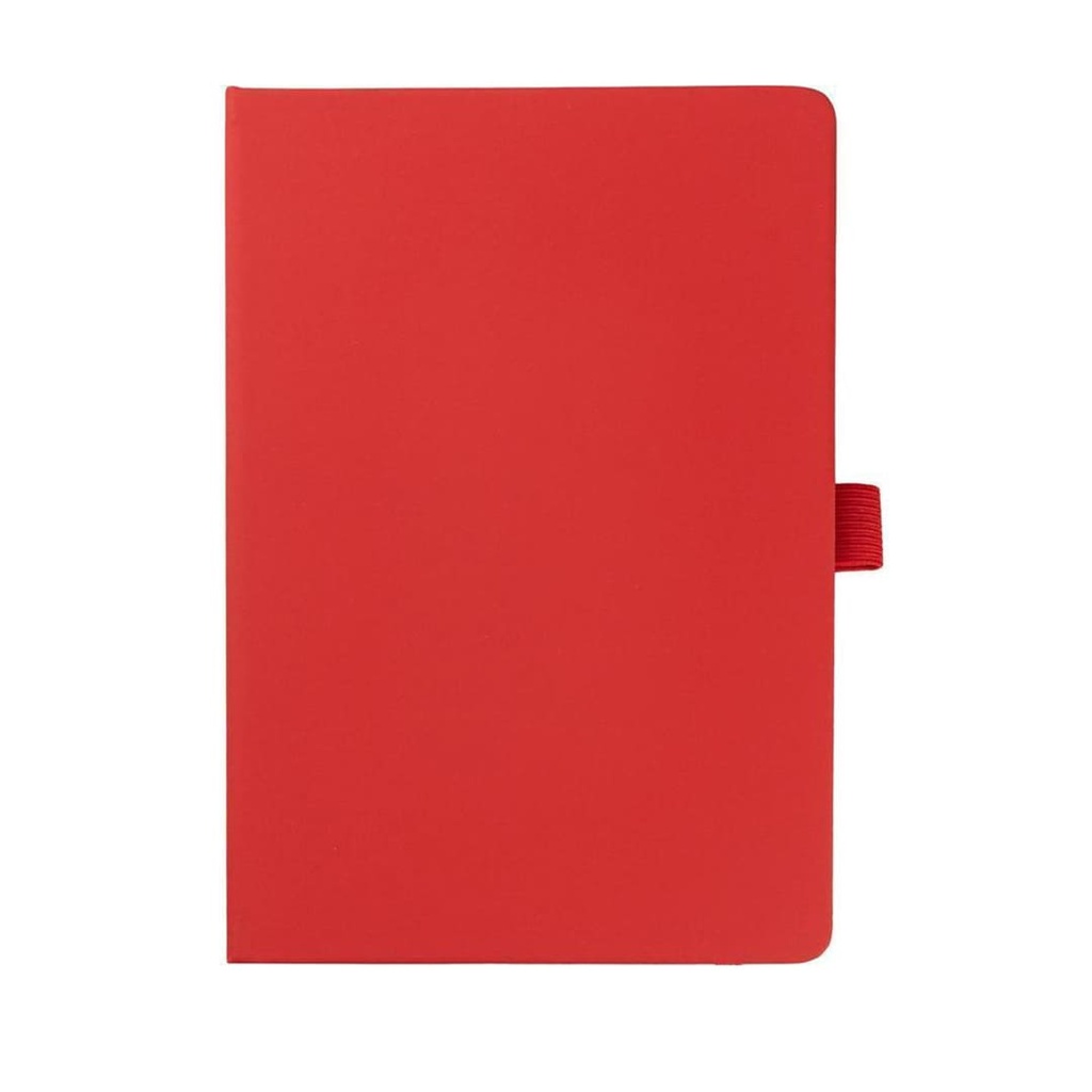 JURSI – Giftology A5 PU Notebook with Pen Loop – Red