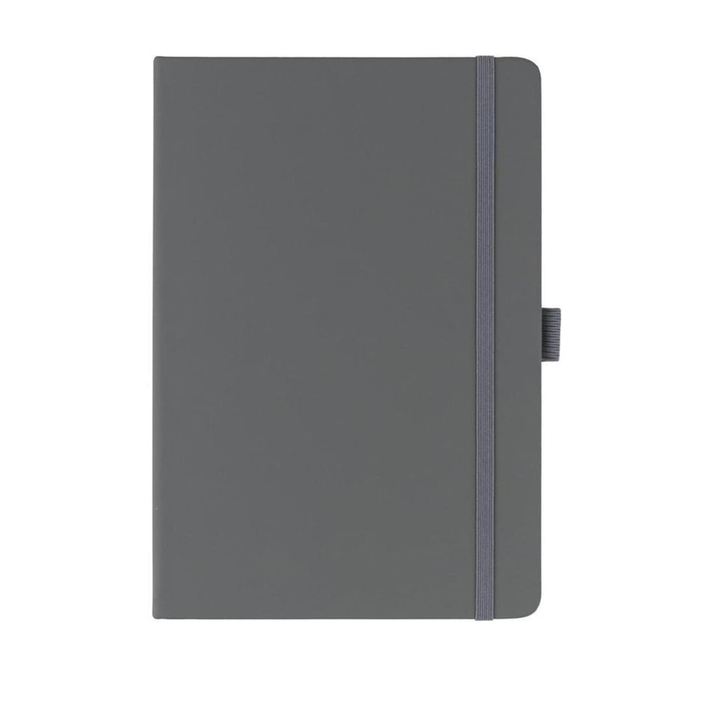 JURSI – Giftology A5 PU Notebook with Pen Loop – Grey