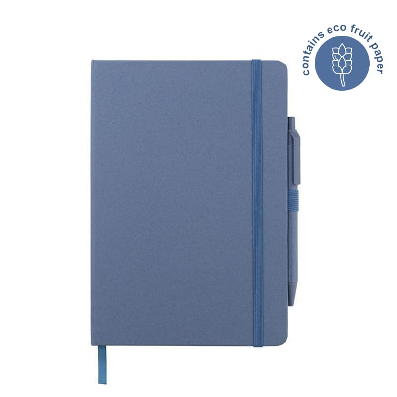 ABULA – eco-neutral® A5 Hard Cover Notebook & Pen Set – Lavender Paper