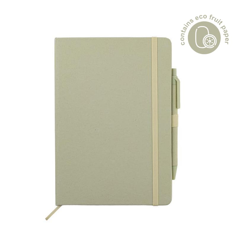 ABULA – eco-neutral® A5 Hard Cover Notebook & Pen Set – Kiwi Paper