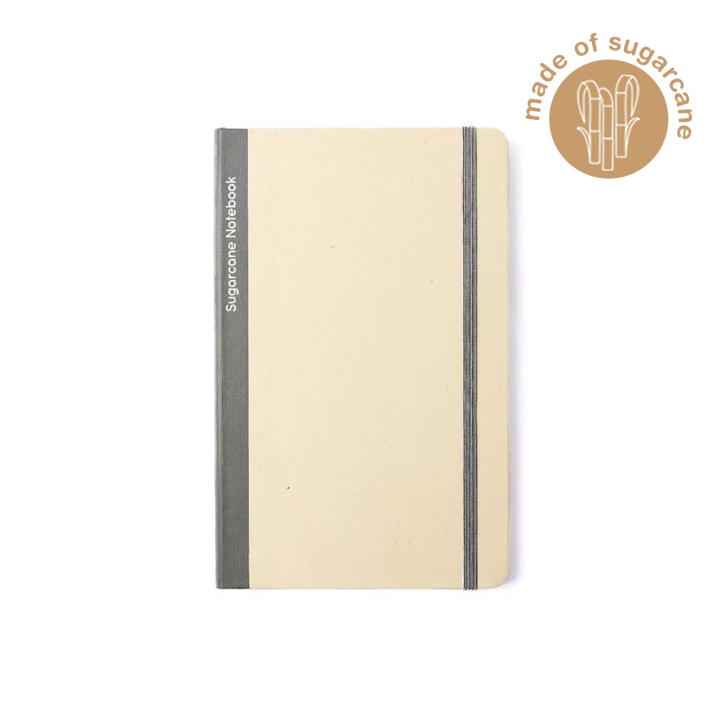 BUREN – eco-neutral Sugarcane Paper A5 Notebook – Grey