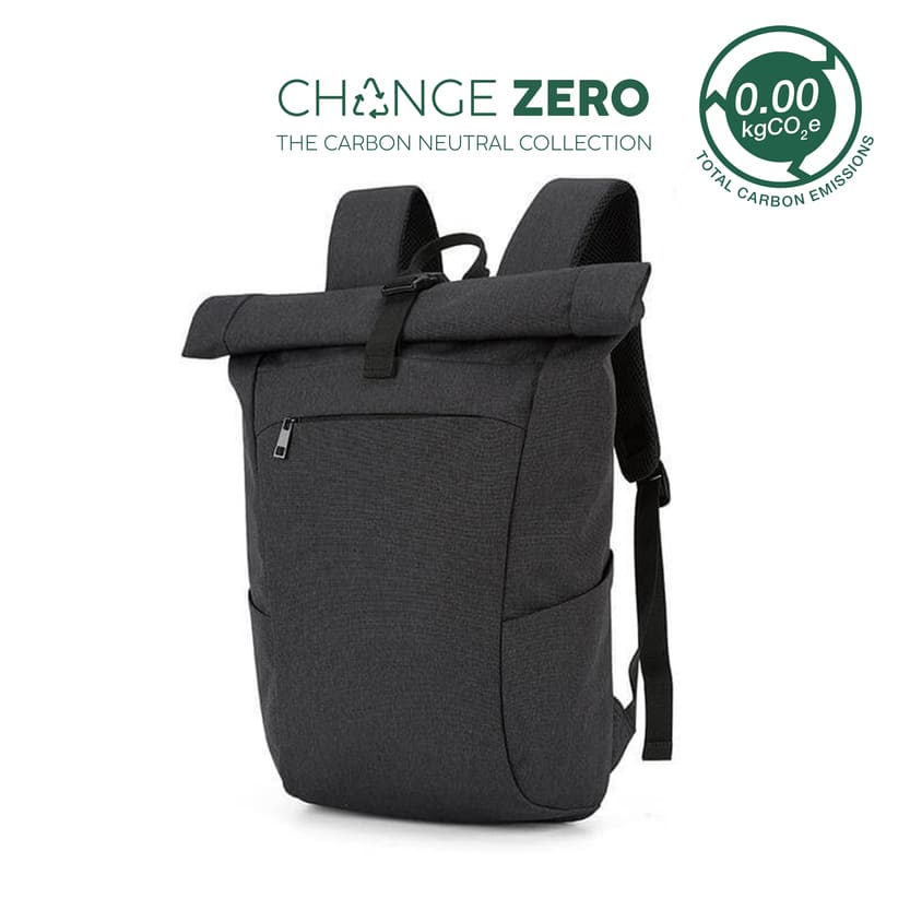 CHANGE ZERO Ocean Series RPET 17″ Rolltop Backpack