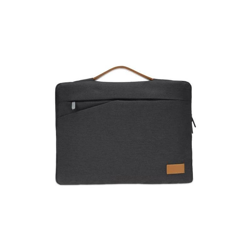 SALCEA – Santhome® 15″ Laptop Sleeve – Black/Tan