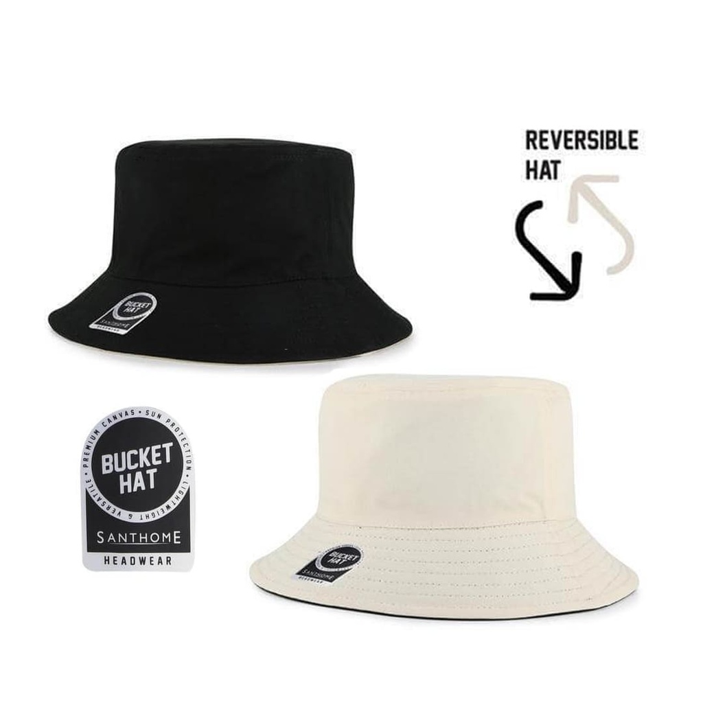 TRAIL - Santhome® Reversible Canvas Bucket Hat 