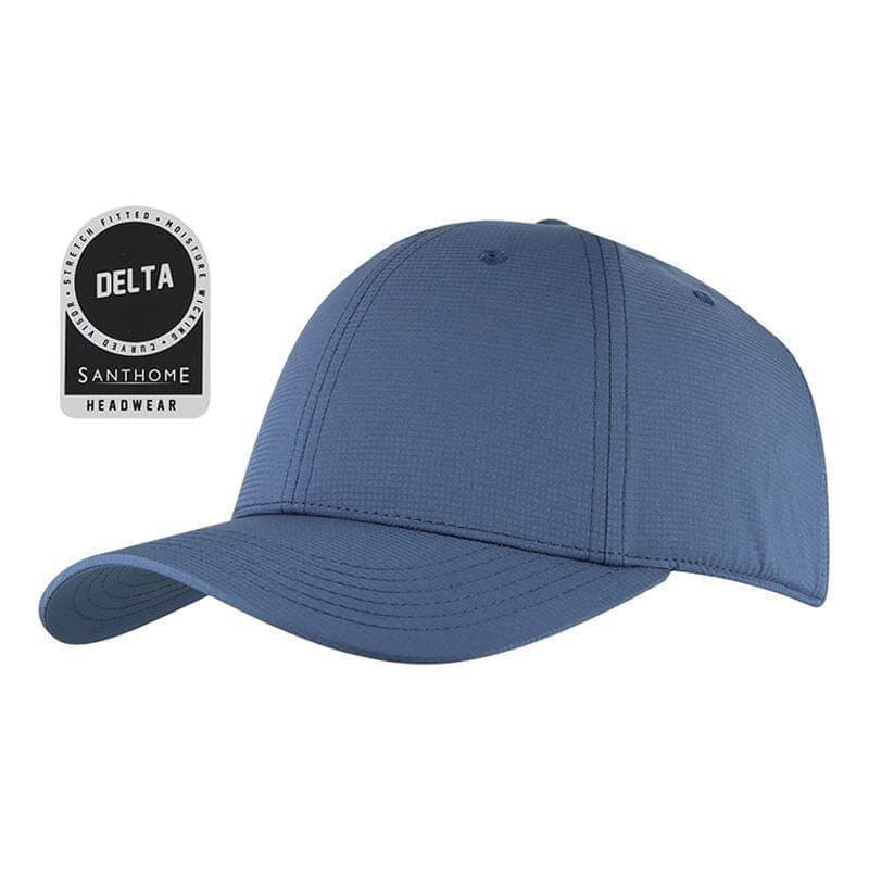 DELTA – Santhome® DryNCool® Performance Stretch-Fitted Cap – Navy Blue