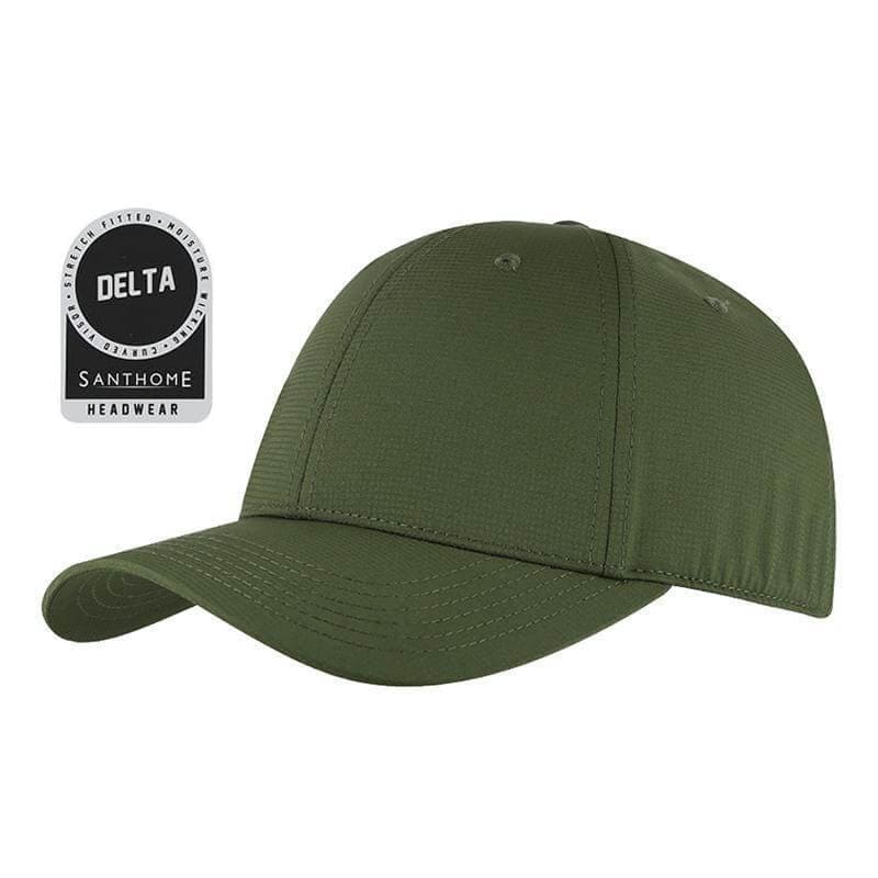 DELTA – Santhome® DryNCool® Performance Stretch-Fitted Cap – Green