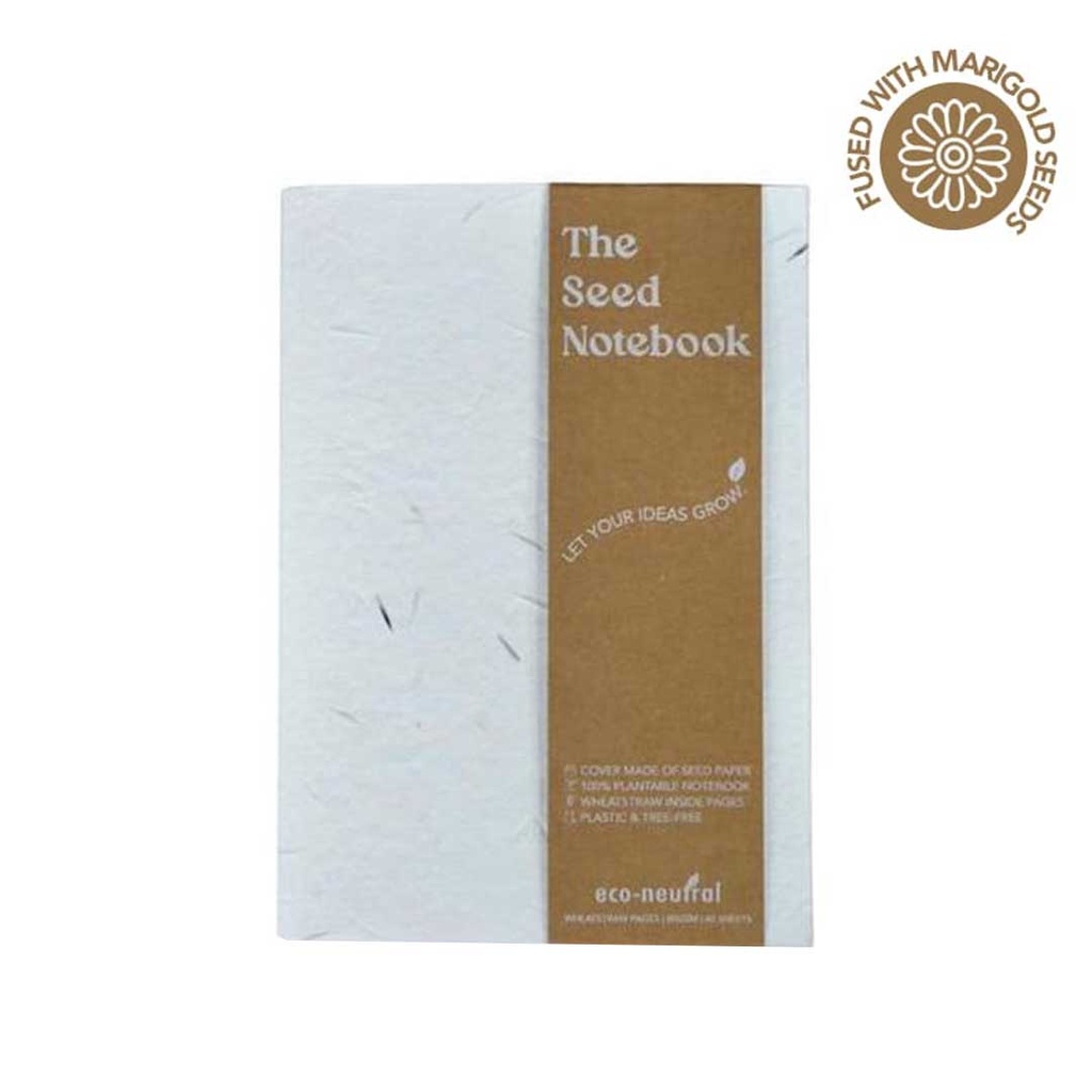 ATRI - eco-neutral® A5 Soft Cover Handmade Seed Paper Notebook