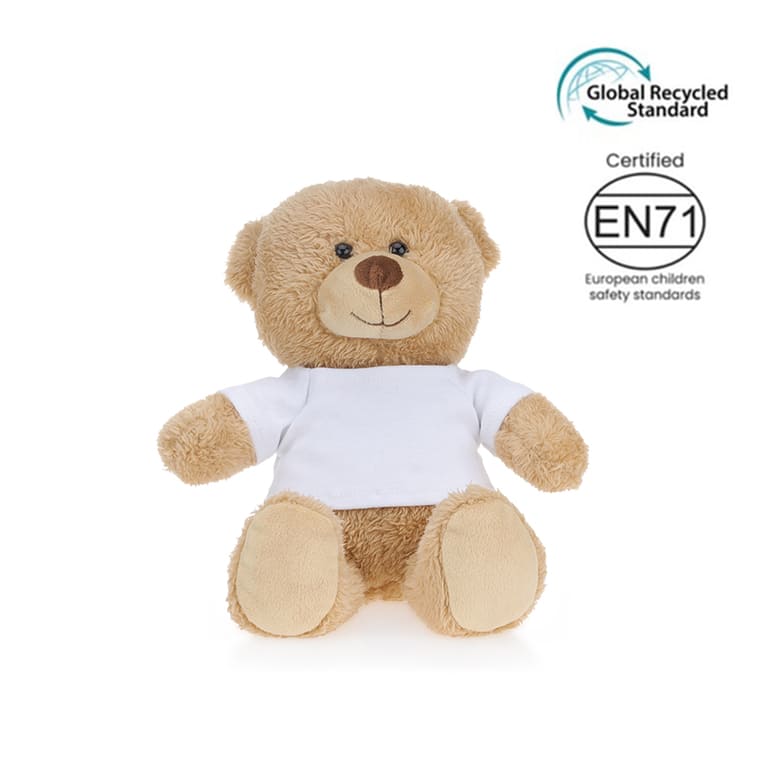 eco-neutral® GRS Recycled Teddy Bear Plush Toy (EN71 tested) - 20cms