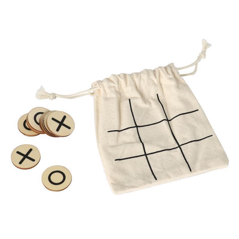 STRESA - eco-neutral Wood Tic Tac Toe Game set