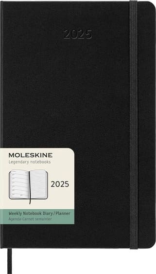 Moleskine 2025 Weekly 12M Planner – Soft Cover – Large