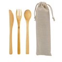 MEOLO - eco-neutral Bamboo Cutlery set