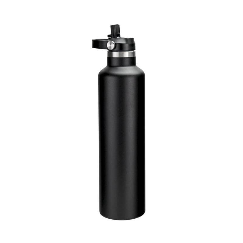 CERVO – Hans Larsen Vacuum Stainless Steel Bottle with Sports Lid – 1L – Black