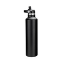 CERVO - Hans Larsen Vacuum Stainless Steel Bottle with Sports Lid - 1L - Black