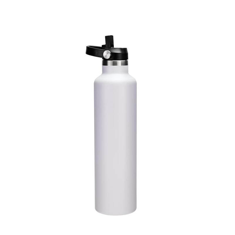 CERVO – Hans Larsen Vacuum Stainless Steel Bottle with Sports Lid – 1L – White