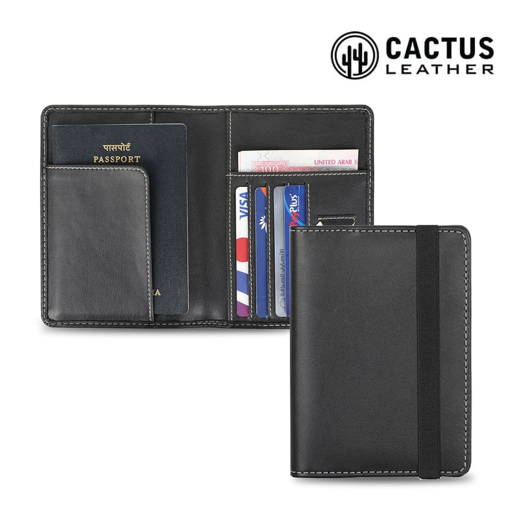 SILZ - eco-neutral® Cactus Leather Passport Wallet