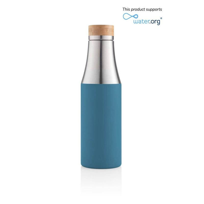 R-BREDA – CHANGE Collection Recycled Insulated Water Bottle – Blue