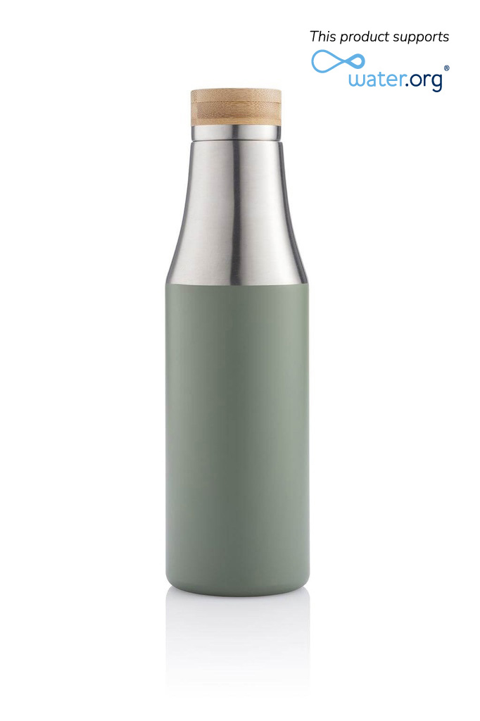 R-BREDA – CHANGE Collection Recycled Insulated Water Bottle – Green