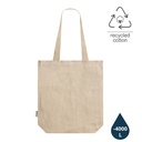 [CTEN 7122] DARGUN - GRS-certified Recycled Cotton Tote Bag with Gusset - Beige