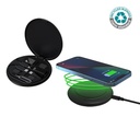 [ITWC 1234] OSLO Mag - @memorii Recycled 15W Magnetic Wireless Charger Multicable Set - Black