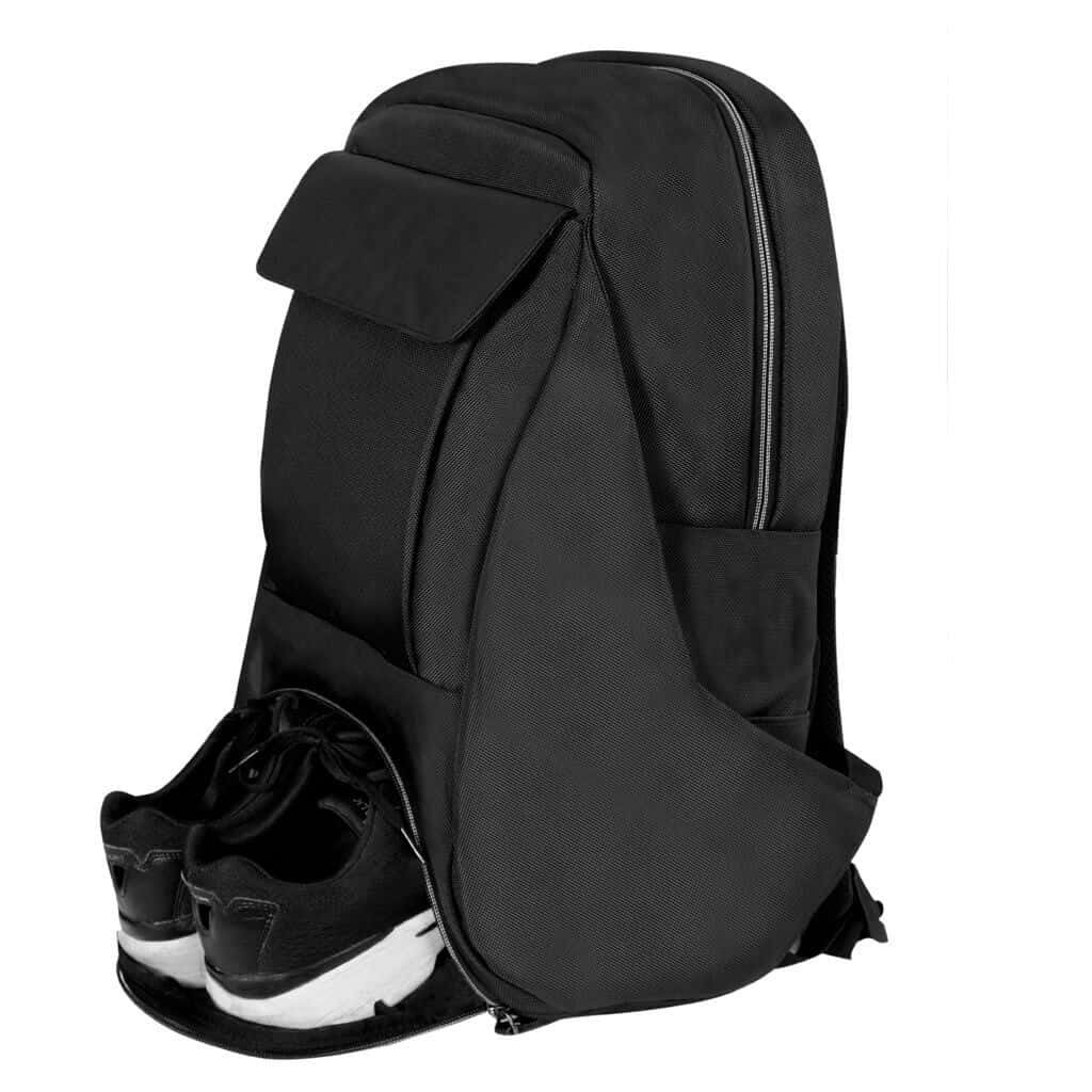 SHOBAC – SANTHOME 18″ Laptop Backpack For Work & Sports/gym – Black