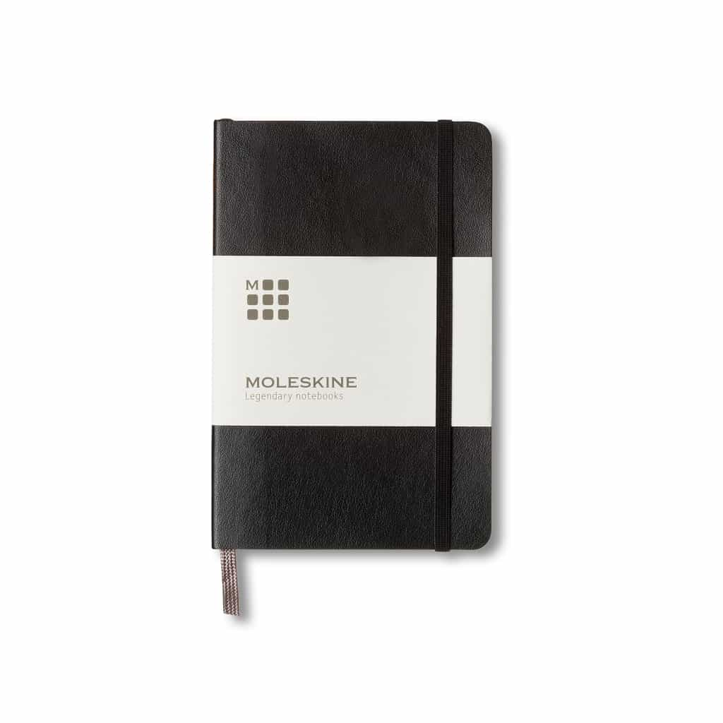 Moleskine Pocket Notebook - Hard Cover - Ruled - Black