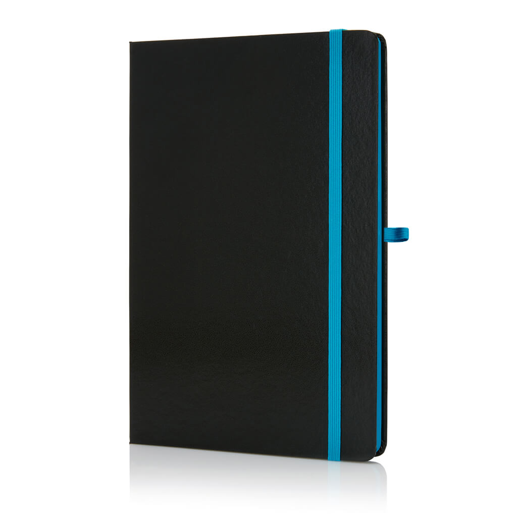 SUKH - SANTHOME A5 Hardcover Ruled Notebook Black-Blue