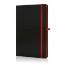 SUKH - SANTHOME A5 Hardcover Ruled Notebook Black-Orange