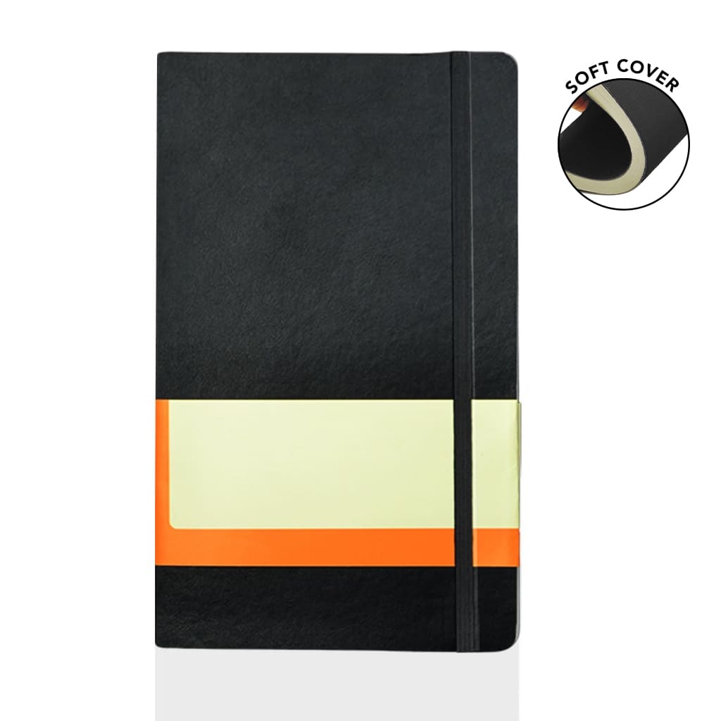 RULBUK – SANTHOME Softcover Ruled A5 Notebook Black