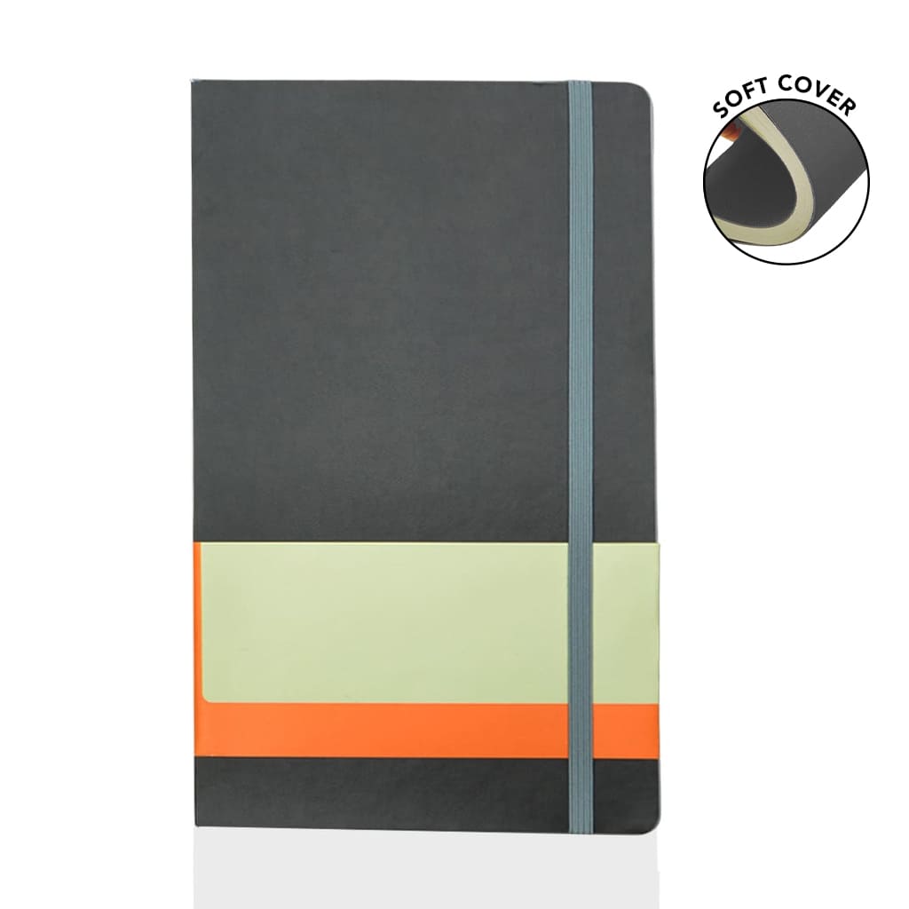 RULBUK – SANTHOME Softcover Ruled A5 Notebook Grey