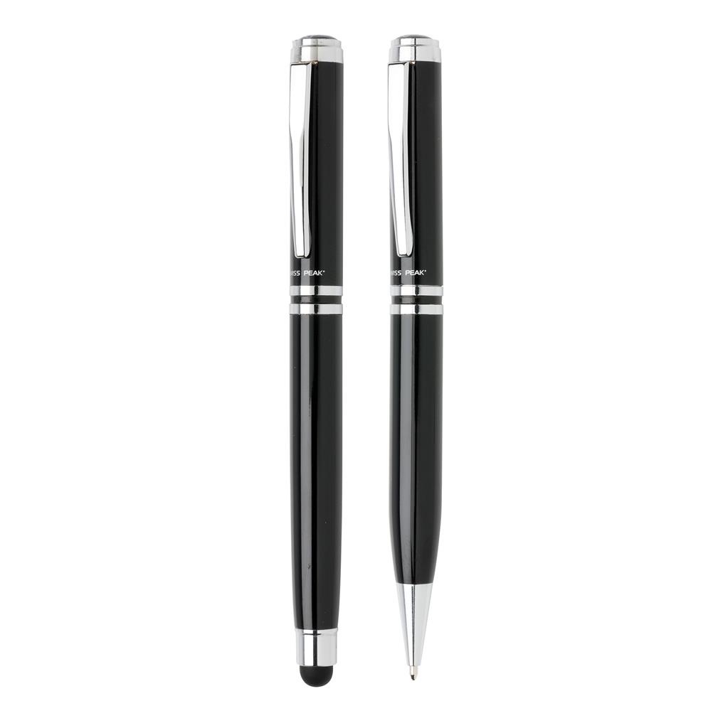 DUSCO SET – Swiss Peak Executive Pen Set – Black/Silver