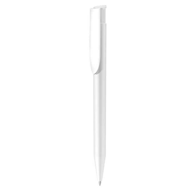 UMA HAPPY Plastic Pen – White