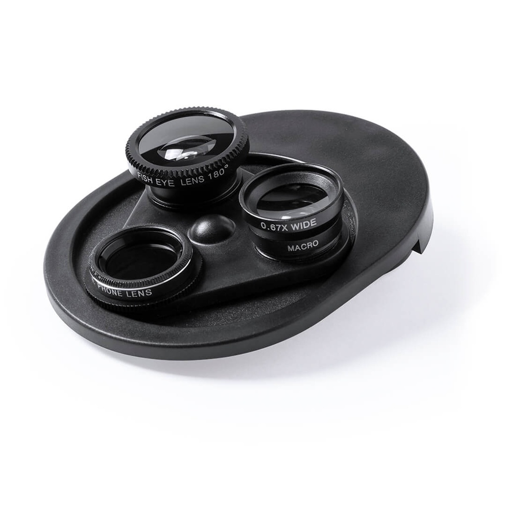 DEPOK – Universal Lens System For Smartphone 4-in-1 Black