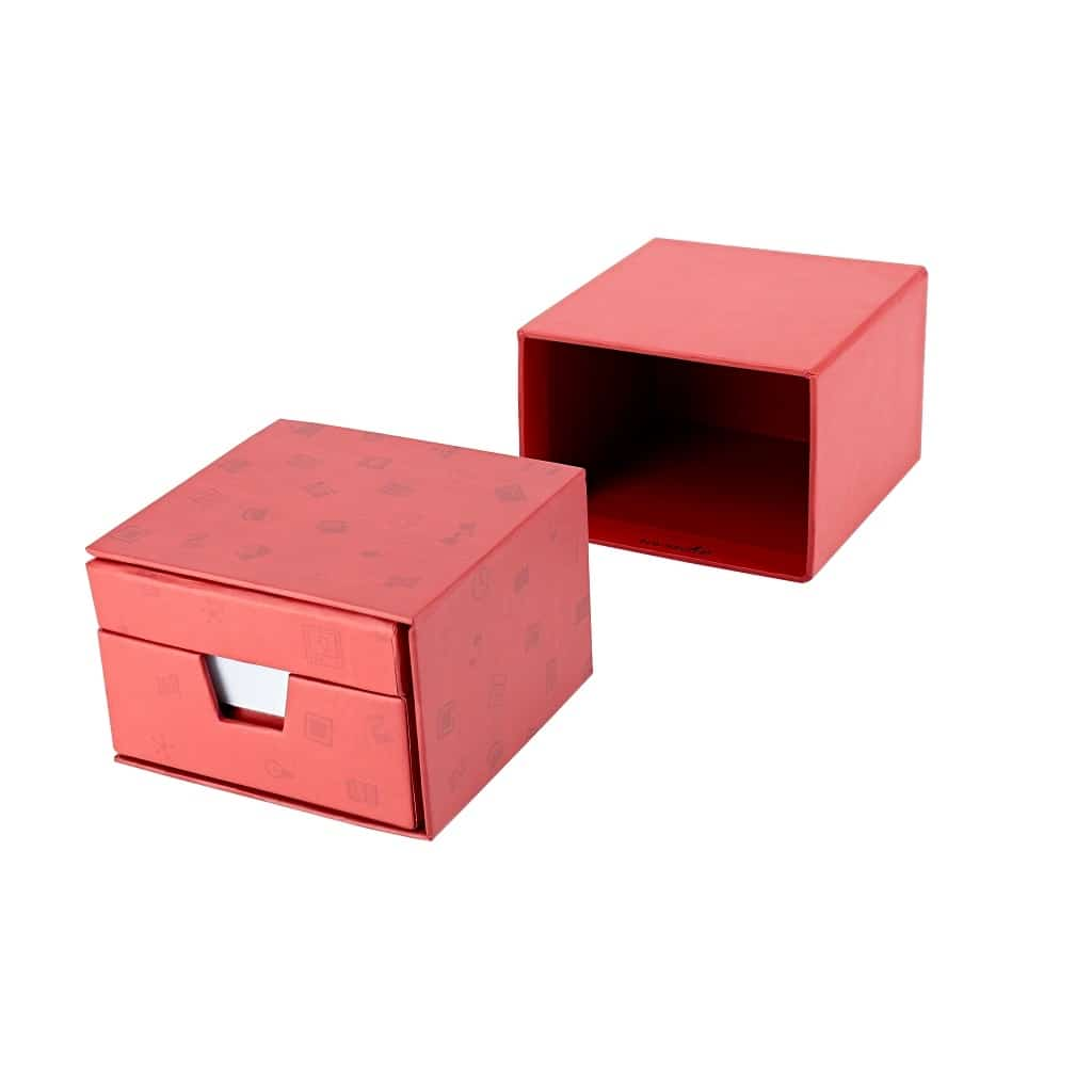 KALMAR – eco-neutral Memo/Calendar Cube – Red