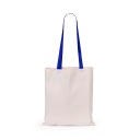 Cotton Shopping Bag - Blue Handle