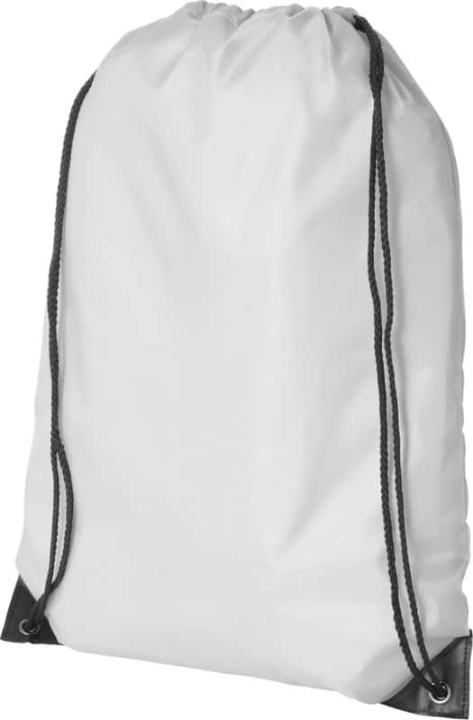 DRASTIN – Giftology 210D Polyster Drawstring Bag – White