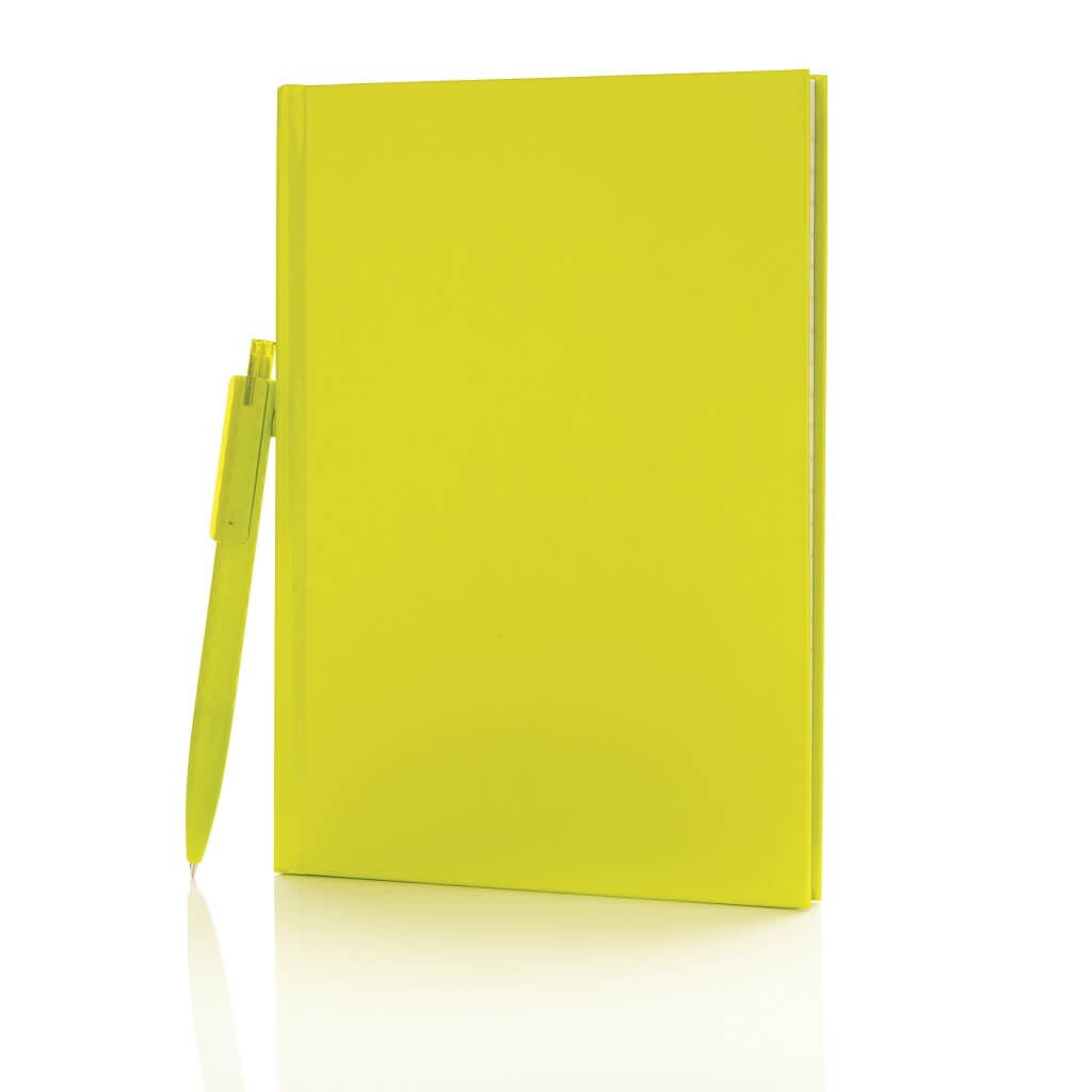 XD A5 Hard Cover Notebook With Pen – Lime