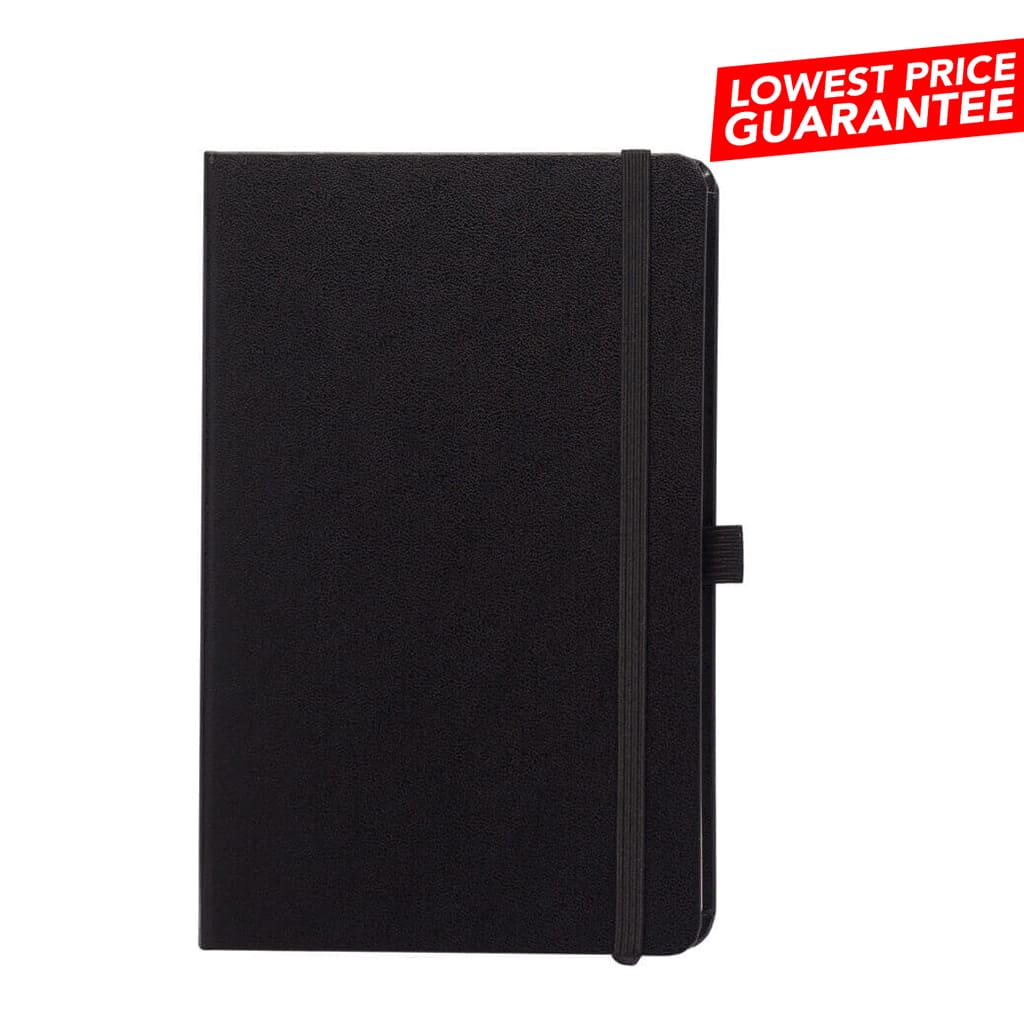 PINGER – Giftology A5 Hard Cover Ruled Notebook – Black