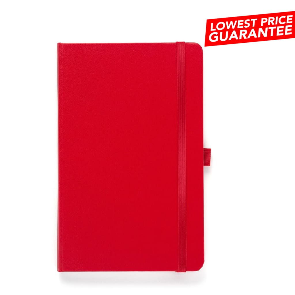 PINGER – Giftology A5 Hard Cover Ruled Notebook – Red