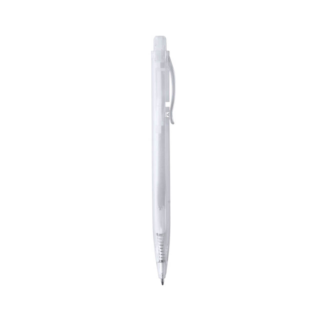 Stylish Ball Pen With Quadrangular Body In Frosted Finishing