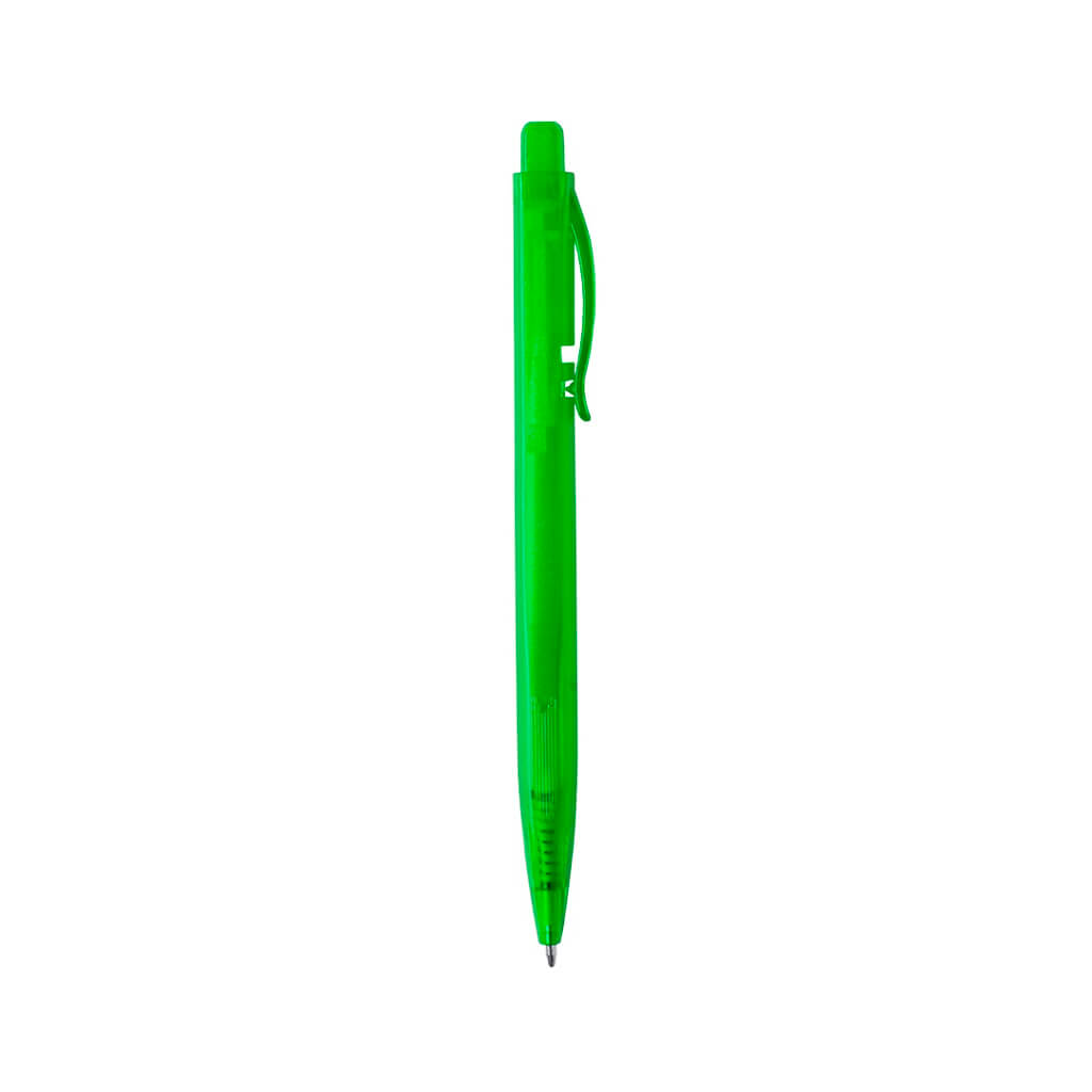 Stylish Ball Pen With Quadrangular Body In Frosted Finishing