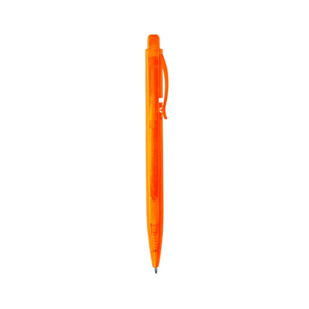 Stylish Ball Pen With Quadrangular Body In Frosted Finishing