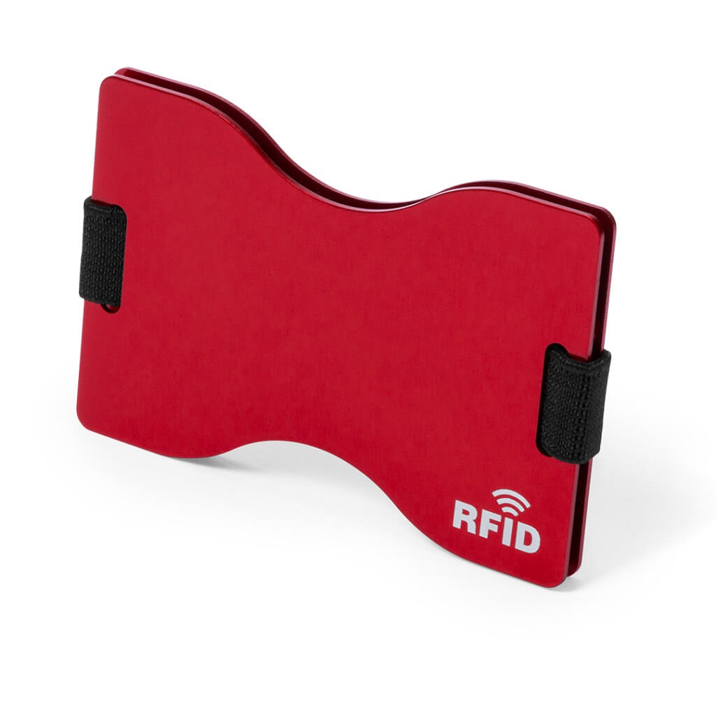 Card Holder With RFID Blocking Technology – Red