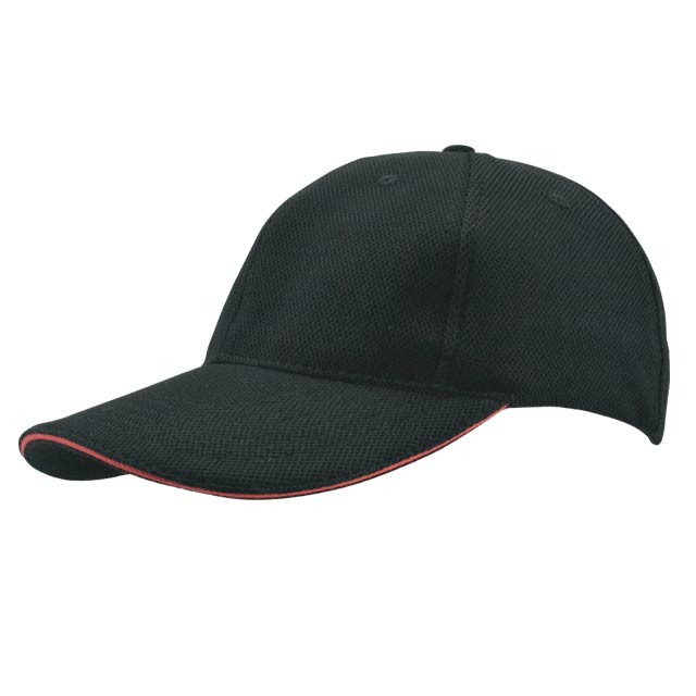 Hans Larsen Sportsman Cap - Black/Red