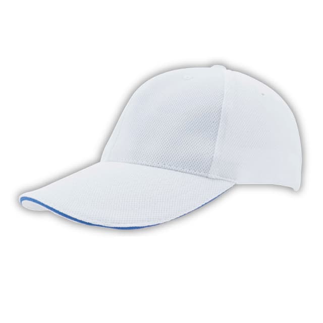 Hans Larsen Sportsman Cap - White/R.Blue