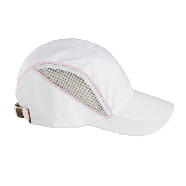 SANTHOME Performance / Sports Cap – White / Pink